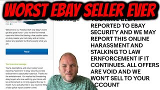 WORST EBAY SELLER EVER... no really..THEY ARE INSANE