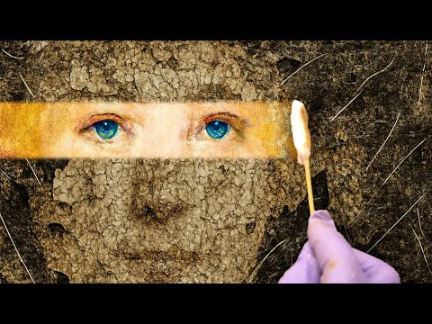 Watercolor Of A Lady Painting Restoration