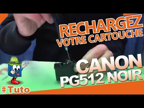 comment remplir les cartouches d'encre canon pg 510