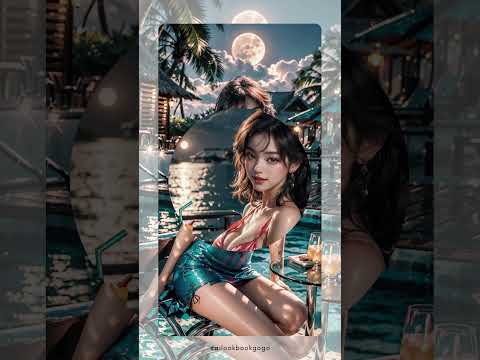 휴양지에 뜬 달