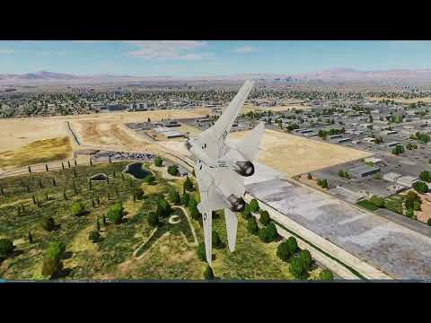 Landing the F-14A-135-GR (Early) after a zoom climb (DCS World)