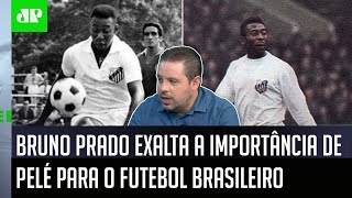 ‘Ele deu dignidade ao jogador de futebol’: Bruno Prado exalta a importância de Pelé para o futebol