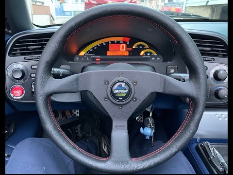 Spoon steering wheel install