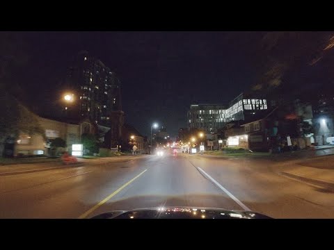 Streets of Canada 22 July 2020 in night | 4K | Brampton downtown | Queen Street