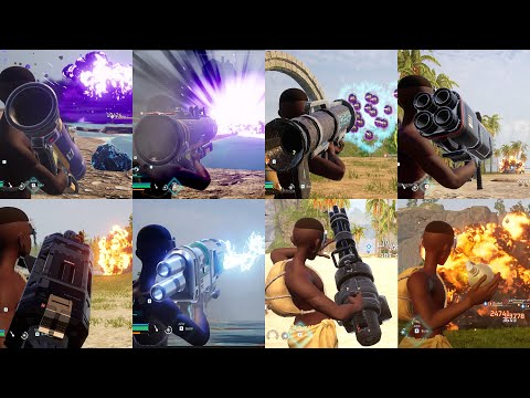 Palworld: ALL Weapons Showcase + Damage!