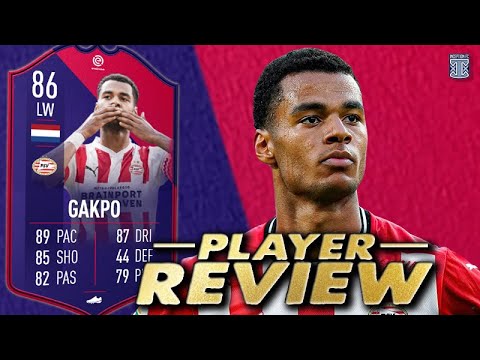 INSANE CHEAP BEAST?!😱 86 GAKPO EREDIVISIE POTM PLAYER REVIEW POTM GAKPO - FIFA 23 ULTIMATE TEAM