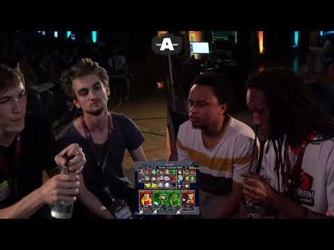 A4 - Jah Ridin' / gLory Vs. Amsah / Professor Pro - Winners Quarters - Melee Doubles