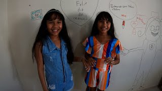 Fizemos vários desenhos no Dia das crianças no ano de 2022