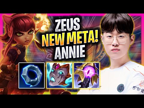 ZEUS CRAZY NEW META ANNIE TOP! - HLE Zeus Plays Annie TOP vs Kennen! | Season 2025