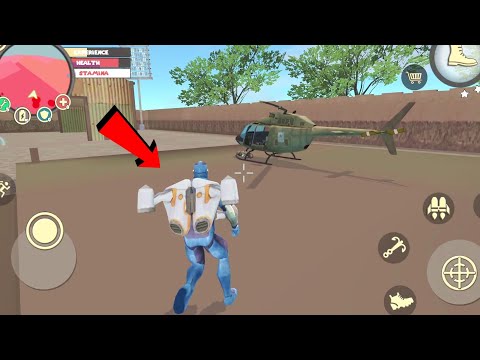 Rope Hero: Vice Town (Purchase Jetpack)🚁 Rope Hero Fly Jetpack - Android Gameplay HD