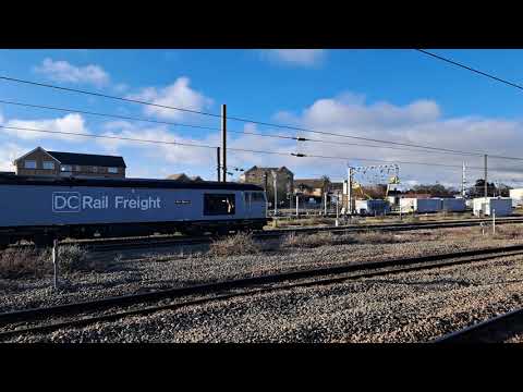 60029 'Ben Nevis' at Peterborough working 6M89 09:11 Middleton Towers to Ravenhead Sidings. 10/01/26