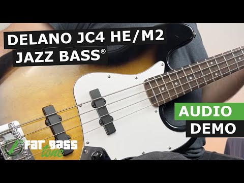 Delano JC4 (JC5) HE/M2 Jazz Bass® Pickup Set Demo