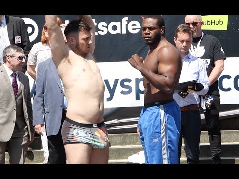 HUNG LIKE A RHINO - AGAIN! - DAVE ALLEN v  LENROY THOMAS - OFFICIAL WEIGH IN / BROOK  v SPENCE
