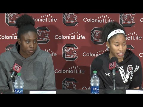 POSTGAME: Laeticia Amihere, Tyasha Harris on USC Upstate — 11/21/19