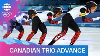 Canada advances to semifinals in women's speed skating team pursuit on Day 8 | Milano Cortina 2026
