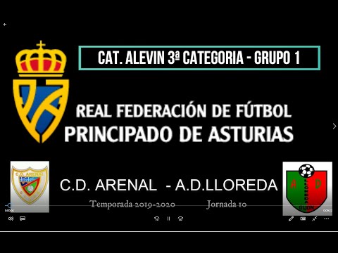 C.D. Arenal 3 - 2 A.D. Lloreda de 3ª Alevín-Grupo 1(2019-2020)