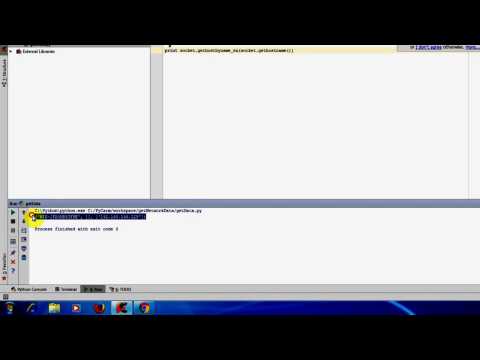 Python Beginner Tutorial Get Network Data Ipaddress Hostname Etc