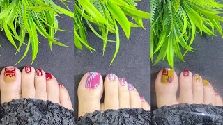 Trending pedicure nail art ideas 2026 | Easy toe nails | Foot Nail art designs 