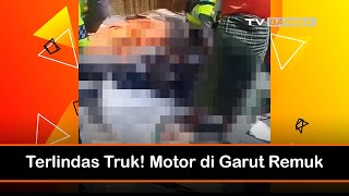 Terlindas Truk! Motor di Garut Remuk