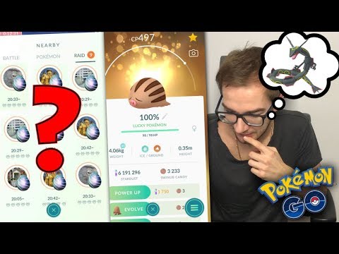 nie SHINY RAYQUAZA! LEGENDARY LUNCH HOUR! I POWER UP MAMOSWINE!