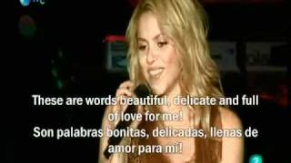 Shakira - Gordita (Lyrics in english)