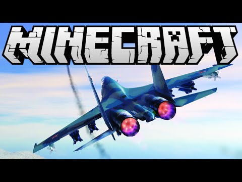 КАК СДЕЛАТЬ ИСТРЕБИТЕЛЬ В MINECRAFT БЕЗ МОДОВ?