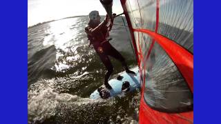 preview picture of video 'Windsurfing Cass Lake, Michigan, October 30, 2010'