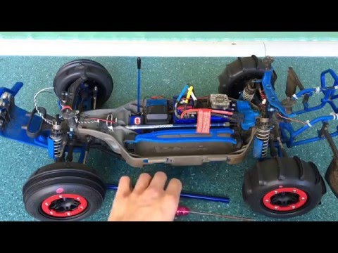 How to replace center drive shaft on Traxxas Slash 4x4