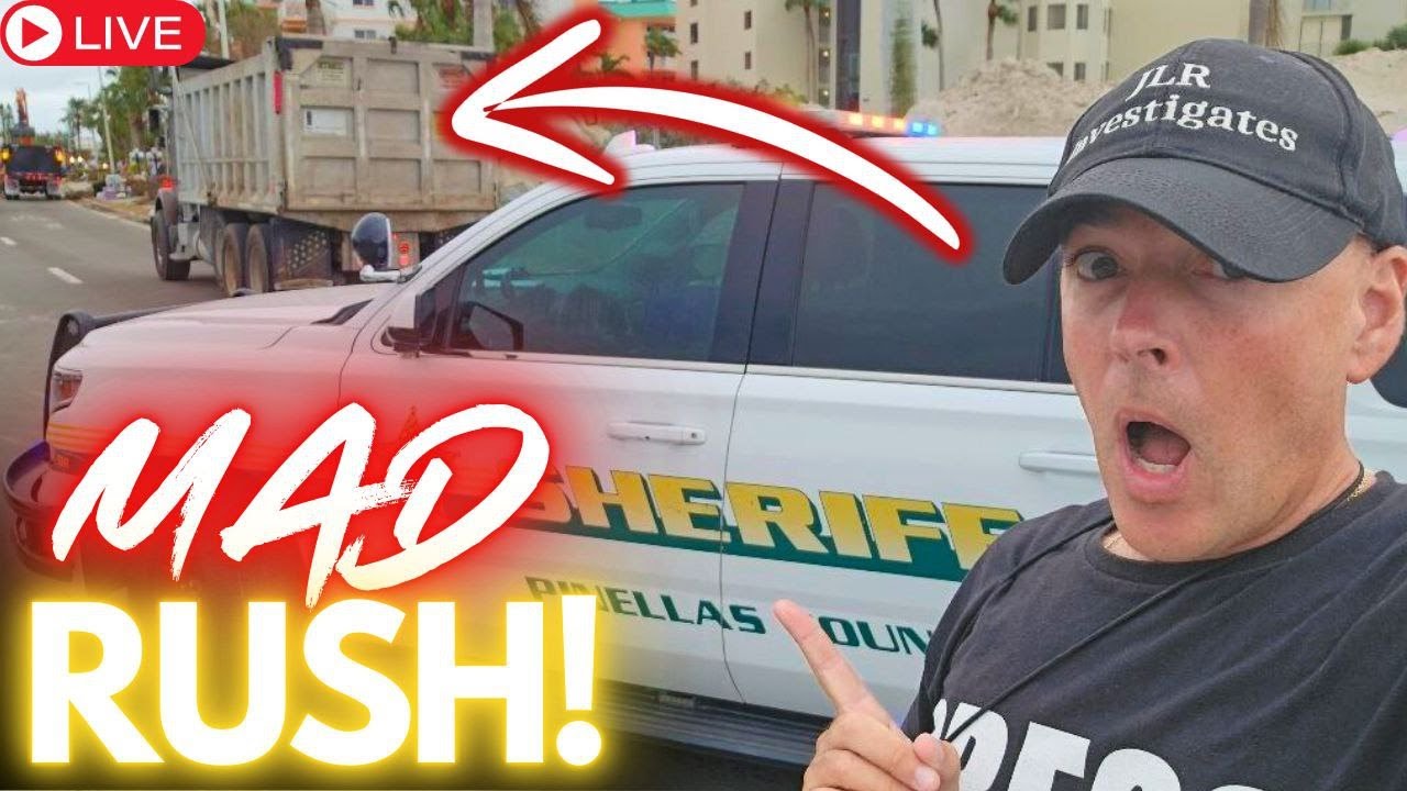 EMERGENCY. Pinellas County. HURRICANE MILTON. Florida. LIVE.