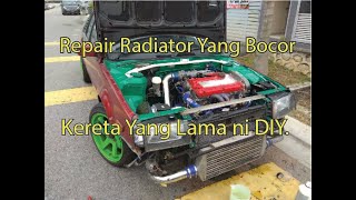 Buka Dan Pasang  DIY radiator EVO3 di Proton Saga,  baru minggu ni free nak buat..