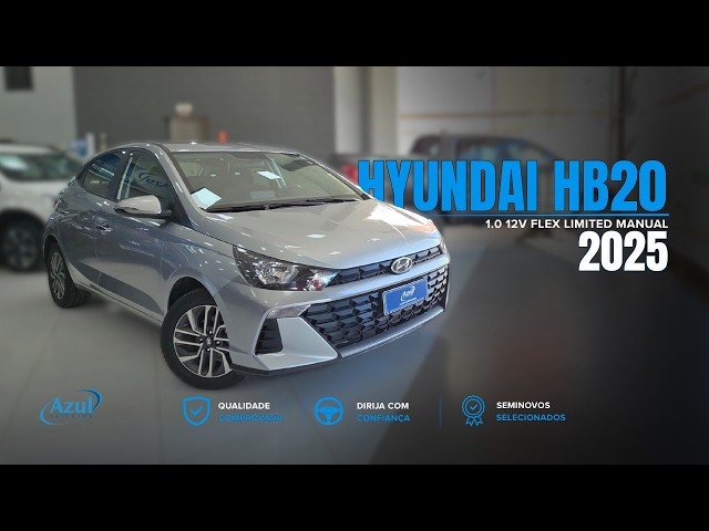 Vídeo HYUNDAI HB20 1.0 12V FLEX LIMITED MANUAL