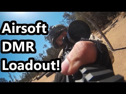 SR25 Airsoft DMR Loadout/Kit Video!