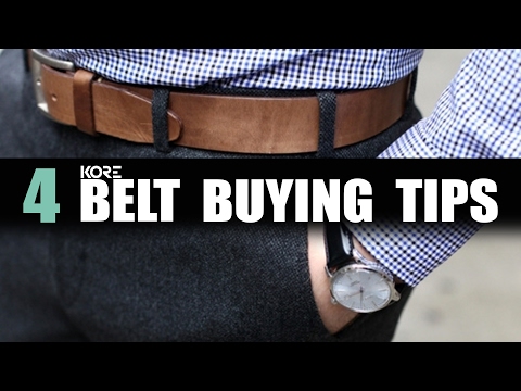 HOW TO Pick The Best Belt For Your Outfit | 4 EPIC Belt Buying Tips for Men | Mayank Bhattacharya Video
