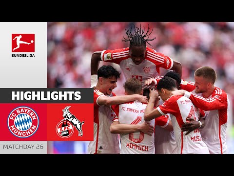 Resumen de Bayern München vs Köln Jornada 29