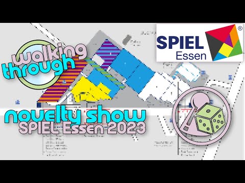 Walking through the Novelty Show at Essen Spiel 2023