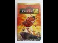 Opening To The Lion King 1 1 2 2004 VHS