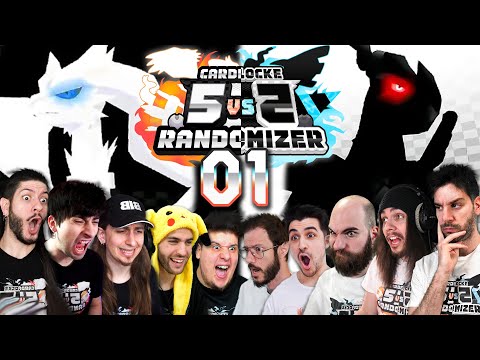 LO SCONTRO 5V5 HA INIZIO! - Pokemon Cardlocke Nero & Bianco 5v5 Randomizer ITA - #1
