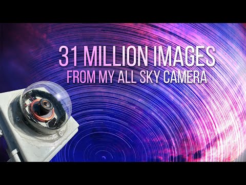 One Year Timelapse of the Sky from my All Sky Camera