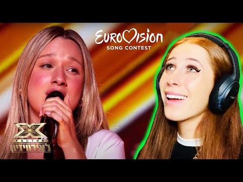 ENGLISH GIRL REACTS TO X FACTOR FOR EUROVISION ISRAEL // SAPIR SABAN AUDITION ספיר סבן