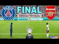 Arsenal vs PSG Penalty Shootout 2026 | UEFA Champions League UCL | Pes Gameplay 21