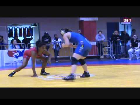 Victoria Anthony pin Emily Webster - Body Bar FILA Junior Nationals at 44 kg