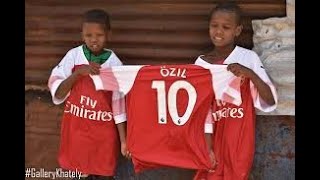 Star player Mesut Ozil gifts Kenyan herdboy with merchandise