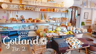 北欧暮らし⋈ 魔女の宅急便の街、Gotland街歩き / walking around Gotland, the town of Kiki's Delivery Service【𝕍𝕝𝕠𝕘】SUB