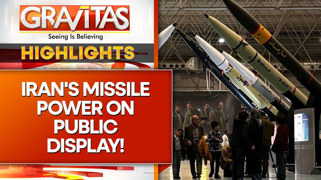 Iran Unveils Missiles & Drones for First Time Since June War with Israel | GRAVITAS Highlights