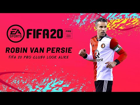 ROBIN VAN PERSIE FIFA 20 Pro Clubs Look Alike | Virtual Pro Lookalike Tutorial