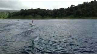 preview picture of video 'Stand Up Paddle on Lake Arenal Costa Rica'