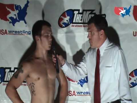 Cadet Greco-Roman 145 pound Champion Ryan Gartner of Wisconsin