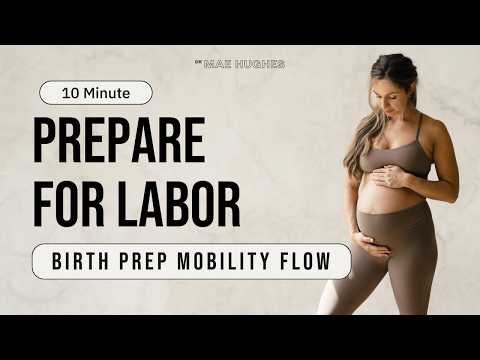 10 Minute Birth Prep Mobility Flow | Prepare Your Pelvic Floor For Labor