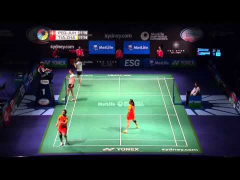 2014 THE STAR AUSTRALIAN BADMINTON OPEN-SF-WD- Pedersen/R Juhl (DEN) [1] VS Tian/Zhao (CHN) [5]