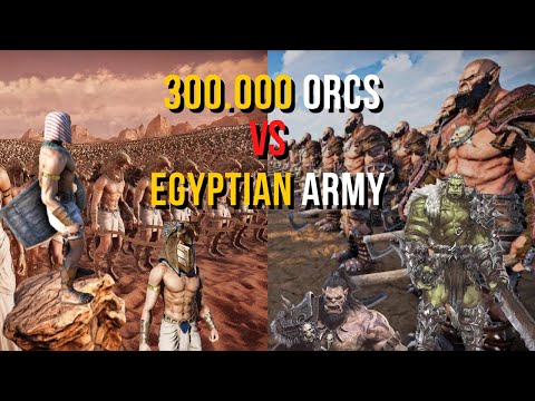 300.000 Orcs vs 800.000 Egyptian Army - Ultimate Epic Battle Simulator 2 |  UEBS 2